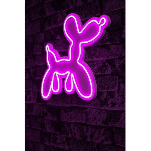 Wallity Zidna LED dekoracija Balloon Dog, 375 cm, IP67, 600 lm, 12V, Roze Cene