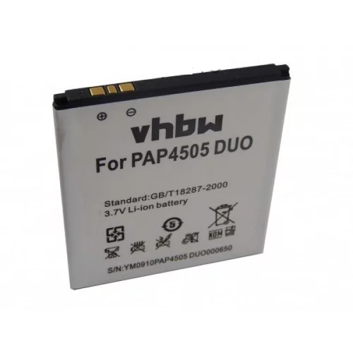 VHBW Baterija za Prestigio MultiPhone 4505 Duo, 2000 mAh