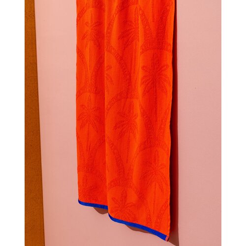 Madame coco Pe&scaron;kir za plažu Palmie, Pamučni, 70x150cm, Narandžasti Cene