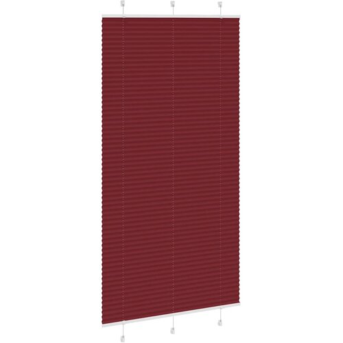  Plisirana zavjesa Bordo crvena 110x200 cm &amp;Scaron;irina tkanine 109,4 cm Poliester Slike