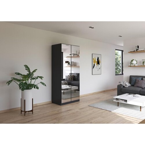Modern Living Omara Za Oblačila Reflect, Temno Siva Slike