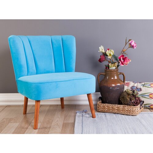 Atelier Del Sofa moon river - turquoise turquoise wing chair Cene