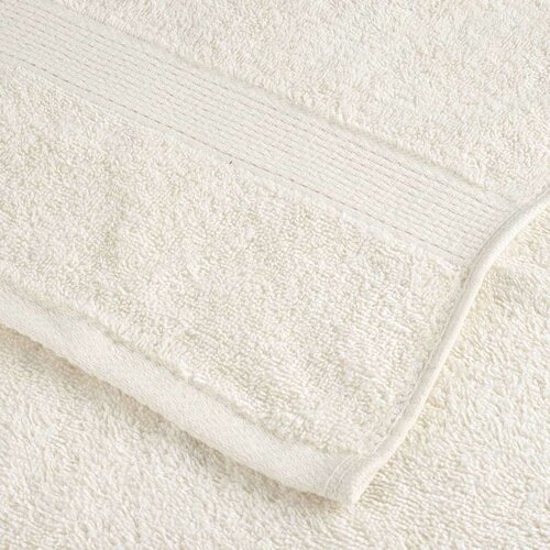 VidaXL Ručnici z tu&amp;scaron;iranje SOLUND 10 kom krem 70x140 cm 600 gsm Slike