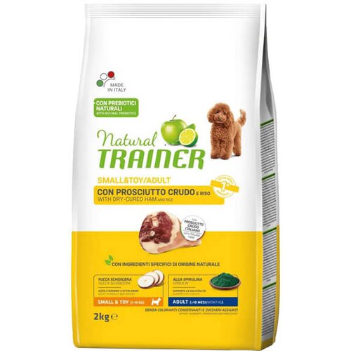 Trainer daily nutrition small & toy adult with dry-cured ham - hrana za odrasle pse malih i toy rasa - sa šunkom (2kg i 7kg) 2kg Cene