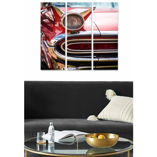 Wallity MDF157244387 multicolor decorative mdf painting (3 pieces) Cene