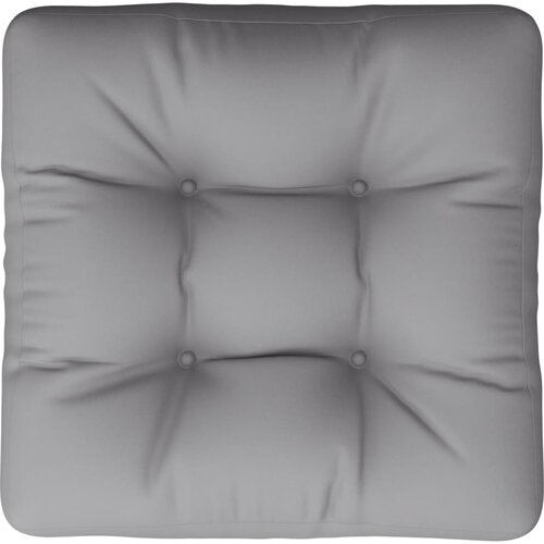  Jastuk za palete sivi 60 x 60 x 12 cm od tkanine Slike