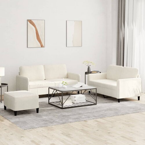  3-dijelni set sofa krem bar&scaron;unasti Cijene