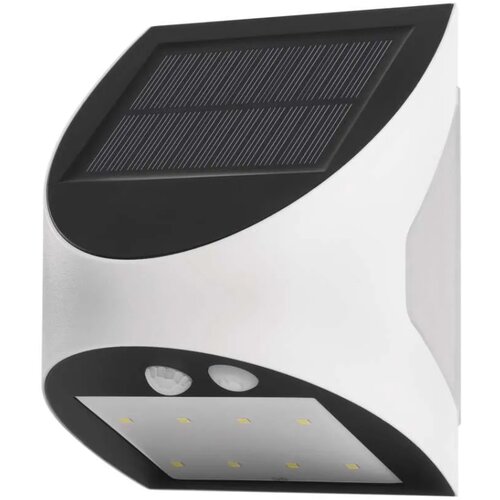 Emos LED zidna lampa solarna sa senzorom pokreta LUMI NW 240lm IP54 bela ZG172S Cene