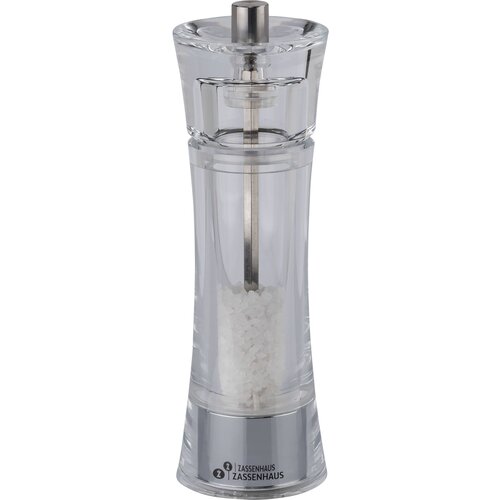 Zassenhaus salt mill Aachen Acryl Glass, 18 cm Slike