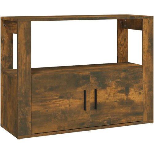 Maison Chic Komoda - Predalnik dimljeni hrast 80x30x60 cm inženirski les, (21718280) Slike