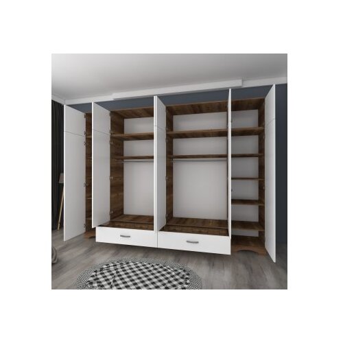 Hanah home Ormar BA133 - 3907, 243x226x48,3 cm, Bijeli Slike