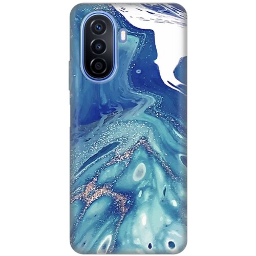  Silikonska maska za Huawei Y70/Y70 Plus Blue Marble Print plava Cene