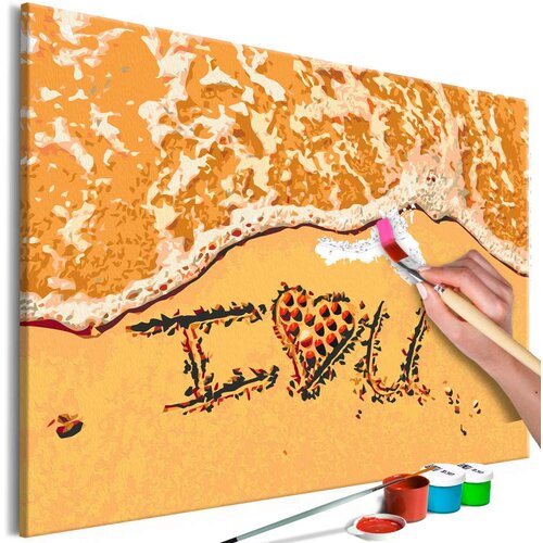  Slika za samostalno slikanje - Love Declaration 60x40 Slike