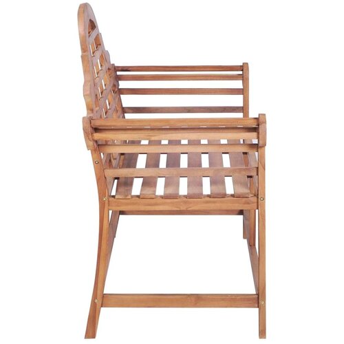 vidaXL Vrtna klupa 127 x 58 5 x 92 5 cm od masivne tikovine Cene