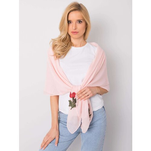Fashion Hunters Lady&amp;#039;s pink scarf with patches Slike