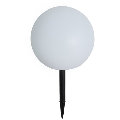QAZQA Zunanja svetilka bela 30 cm, vključno z LED IP44 Solar RGBW - Ludger Cene