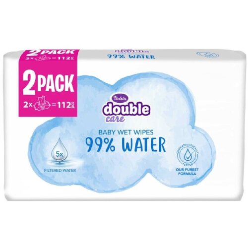 Violeta Vlažne maramice water care 2x56kom Cene