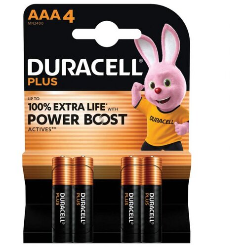  BATERIJA ALKALNA 1,5V AA PLUS BOOST PK4 DURACELL LR6 BLISTER Slike