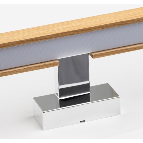  Brilagi-LED Kupatilsko osvetljenje za ogledalo WOODY MIRROR LED/12W/230V IP44 hrast/hrom Slike