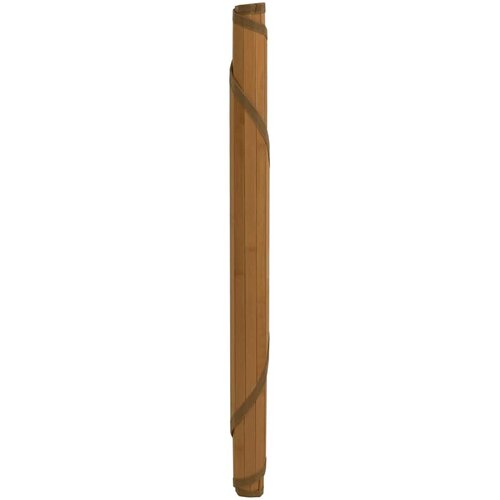  Okrugli tepih smeđi 100 cm od bambusa Slike