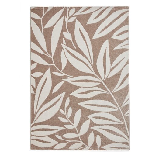 Catherine Lansfield Svjetlo smeđi tepih 80x150 cm Sorral Leaves – Cijene