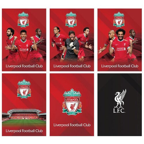 Simpo Zvezek A5 Liverpool, črte z robom, 54 listov, sortirano, 1 kos Cene