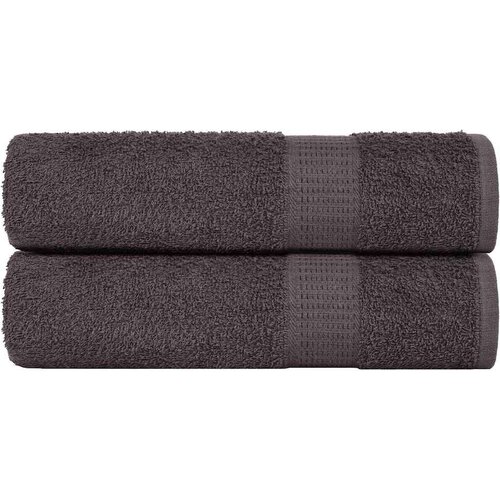 vidaXL Kopalne brisače 2 kos FROGN antracit 100x150 cm 100% bombaž Cene