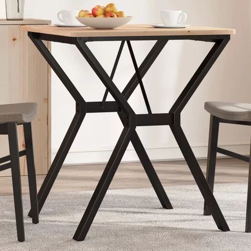 vidaXL Noge za blagovaonski stol Y-oblika 60x60x73 cm lijevano željezo