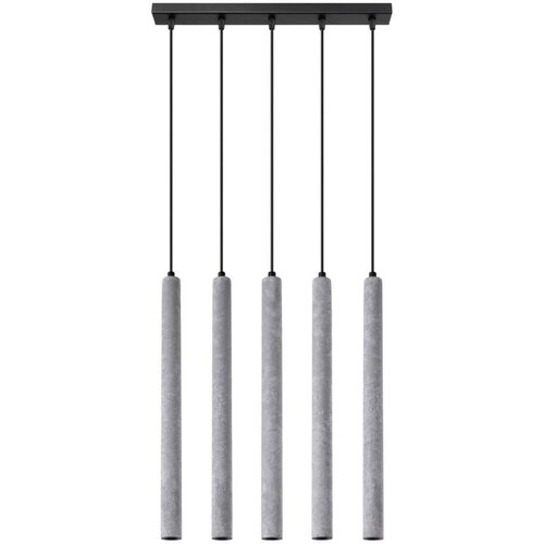  Sollux SL.1274 - Luster na sajli PASTELO 5xG9/8W/230V beton Cene