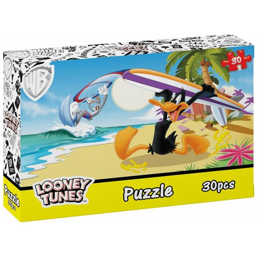 Warner Bros Puzzle -Looney Tunes Dan na plaži (LTC02413) - 30 delova Slike