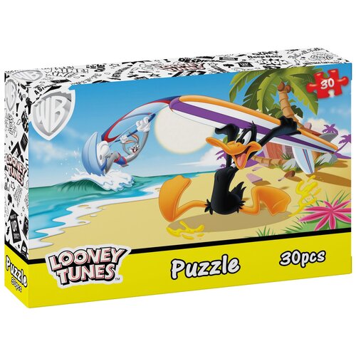 Warner Bros Puzzle -Looney Tunes Dan na plaži (LTC02413) - 30 delova Slike