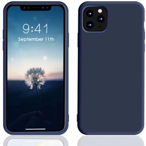 Nillkin silikonski ovitek za iphone 11 pro max - mat moder Slike