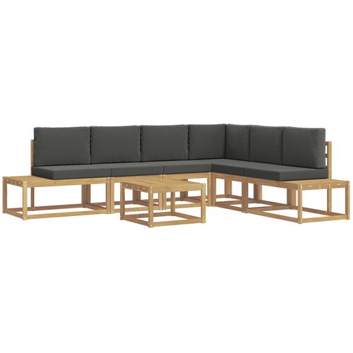 vidaXL Set vanjskih sofa 5 Komad Bijela i antracit Poliester - Bijela i antracit Cijene