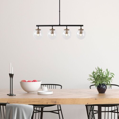Opviq Luster Fazli-10430, 4xE14, 70x15x43-87 cm, Transparent Cene