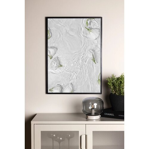 Venture Home poster White Roses 50 &amp;times; 70 cm, bijeli Slike