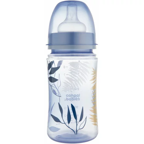 Canpol EasyStart Gold steklenička za dojenčke 3+ months Blue 240 ml