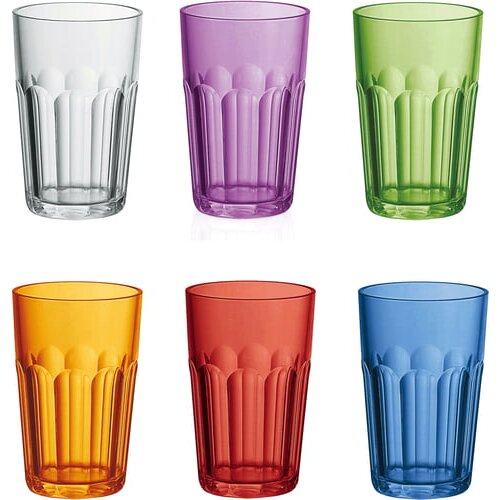 guzzini 6-delni set visokih plastičnih kozarcev Happy Hour Cene