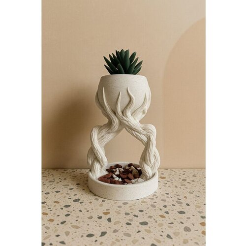 Wallity Dekorativna saksija Tree White Cene