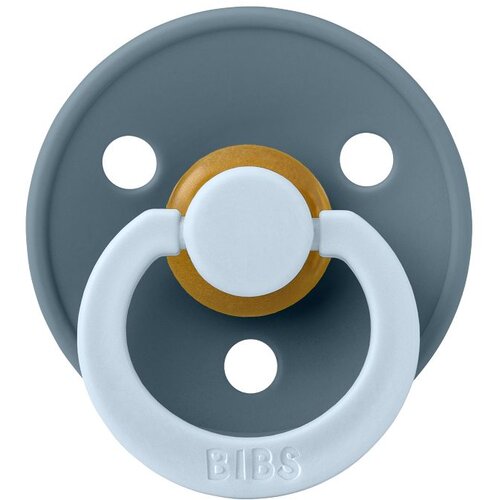 Bibs studio tolažilna duda colour fusion baby blue petrol mix Slike