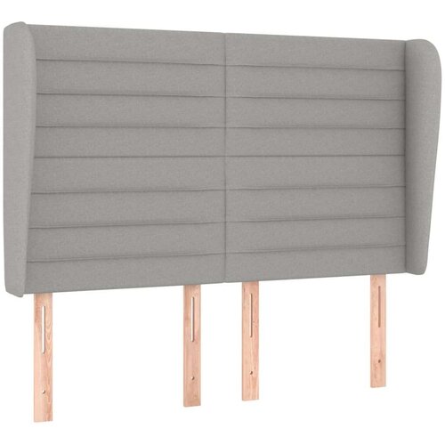  Box spring s madracem svjetlosivi 140x200 cm od tkanine Slike