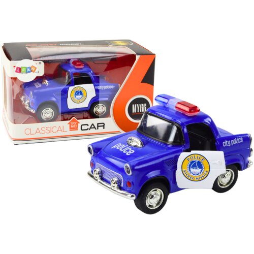 Classic Police Car 1:38 Drive Lights Sounds Blue Cijene
