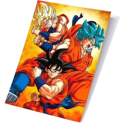 Dragon Ball 3D poster Super Champa i Goku, 40 x 60 cm Cene