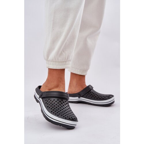 PE1 Lightweight Foam Ladies Slippers Black Ardanica Slike