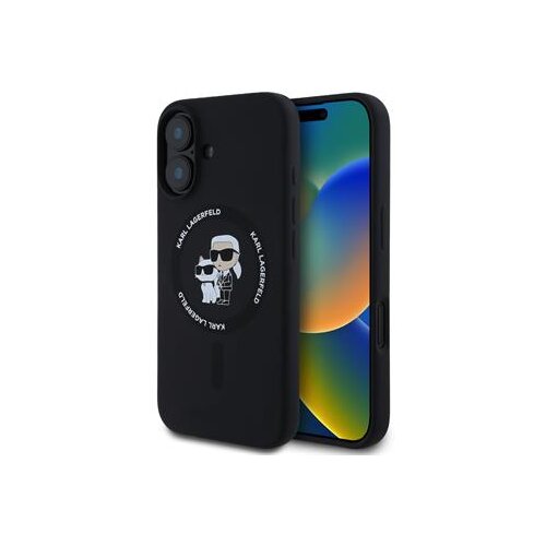 Karl Lagerfeld TPU Karl Lagerfeld maska za iPhone 16 KLHMP16SSCMKCRHK Slike