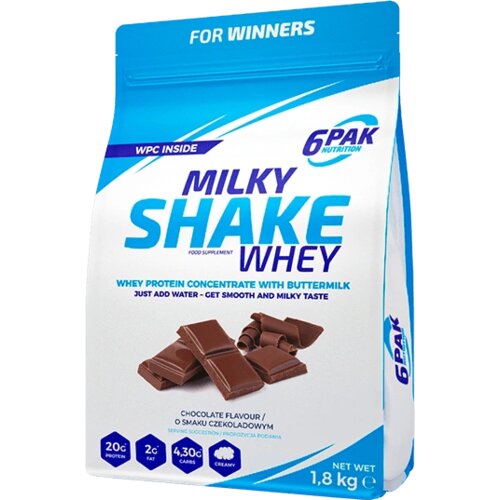 6PAK Milky Shake Whey &ndash; Ukusan proteinski &scaron;ejk za mi&scaron;ićni rast i oporavak Cene