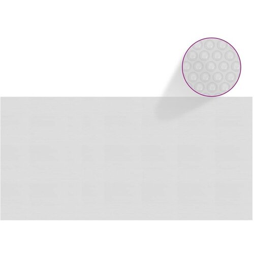  Plutajući PE solarni pokrov za bazen 450 x 220 cm sivi Cene