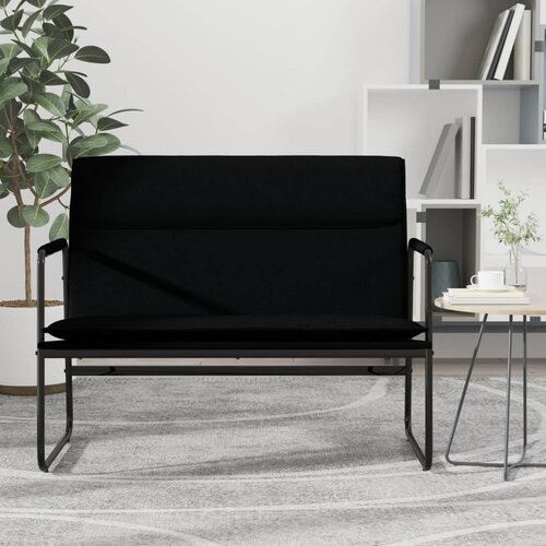  Klupa crna 100x64x80 cm od tkanine Cijene