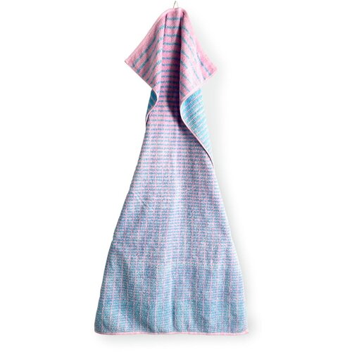 JUNA Modro-rožnata frotirna brisača iz me&amp;scaron;anice bambusa 50x100 cm Nuance &amp;ndash; Slike