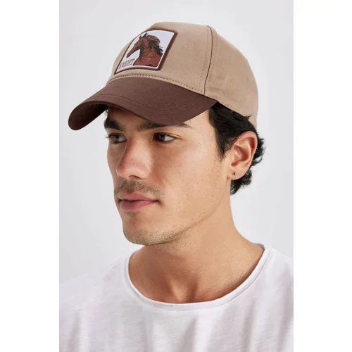 Defacto Men Embroidered Cotton Cap Hat