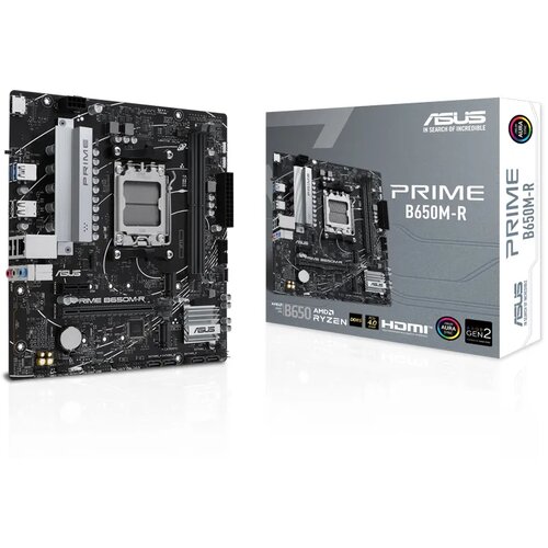 Asus PRIME B650M-R mATX motherboard socket AM5 M.2/HDMI/USB-C Slike